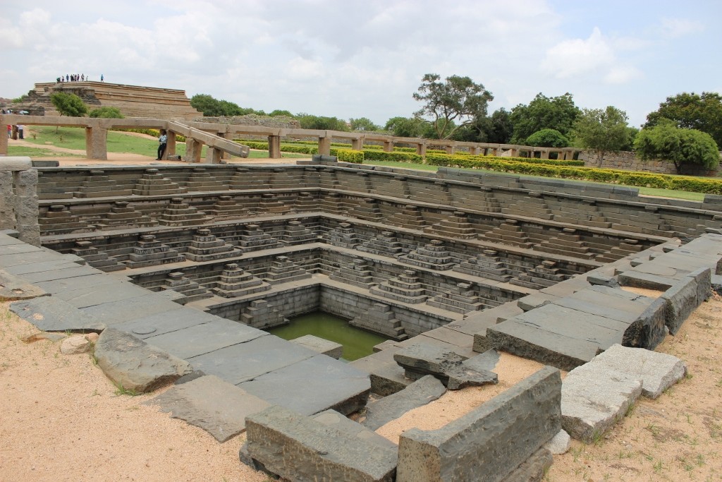 Stepped tank at Royal enclosure