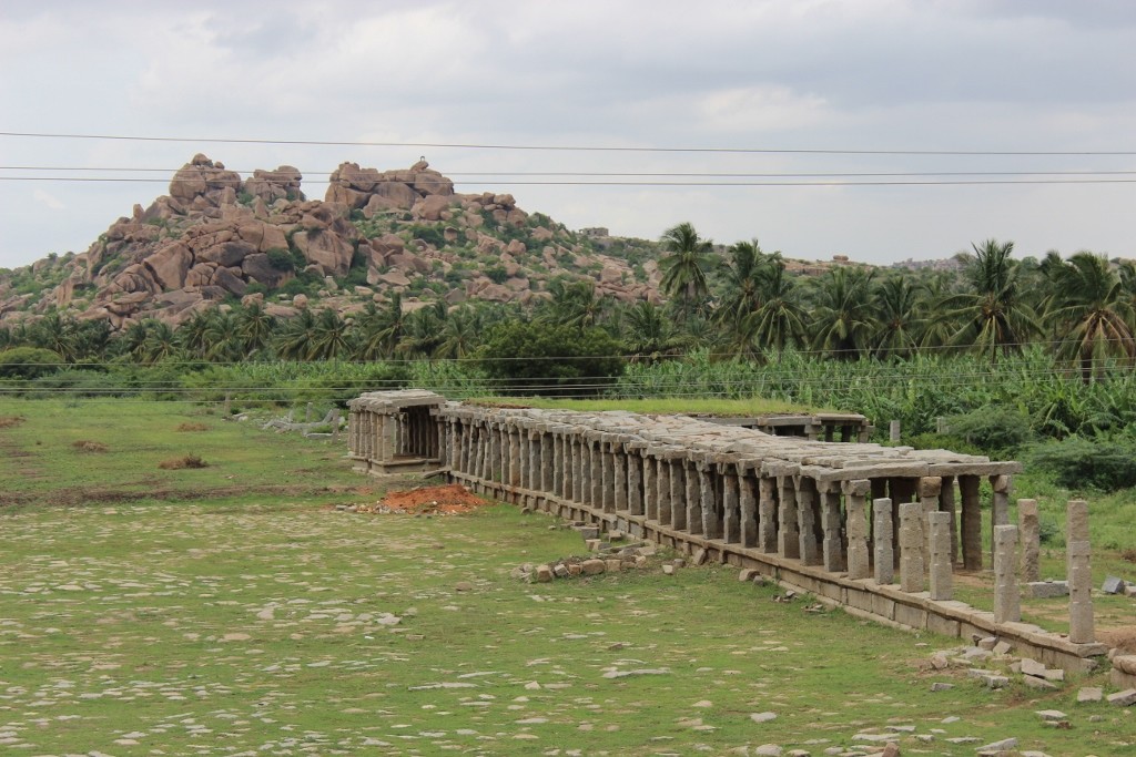 Krishna temple bazaar