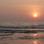 Sunset at Mandrem beach